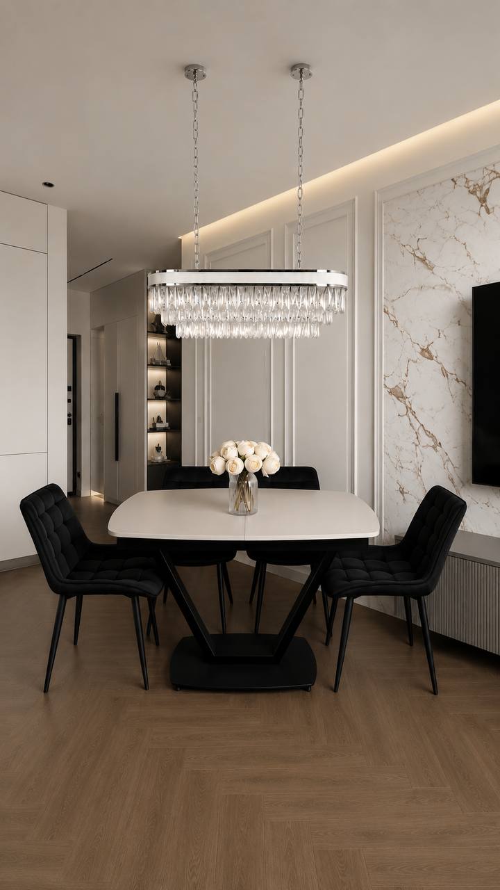 Обідня група Decor House у сучасній вітальні